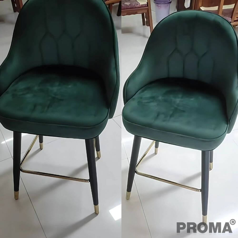  [Pre-order] เก้าอี้บาร์ทรงสูง สไตล์โมเดิร์น Proma-C-62 65 ซม. สีเขียวกำมะหยี่_1